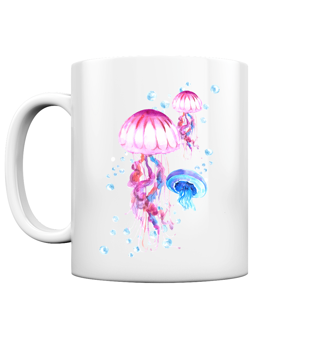 Jellyfish Dream - Aquarell Design  - Tasse glossy