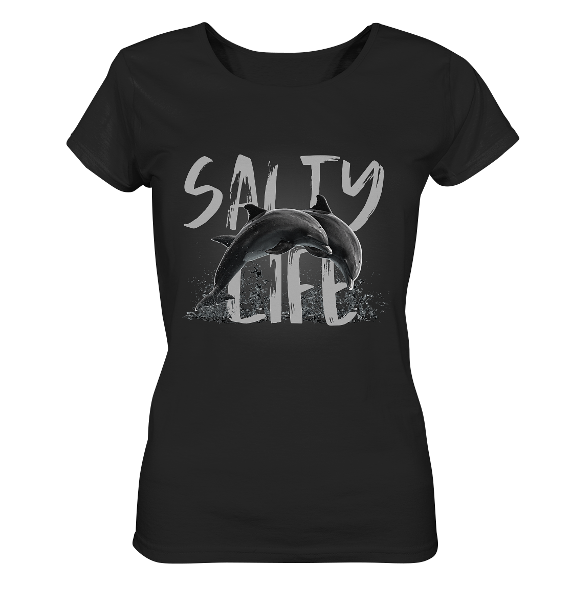 Salty Life "Dolphins"   - Ladies Organic Shirt