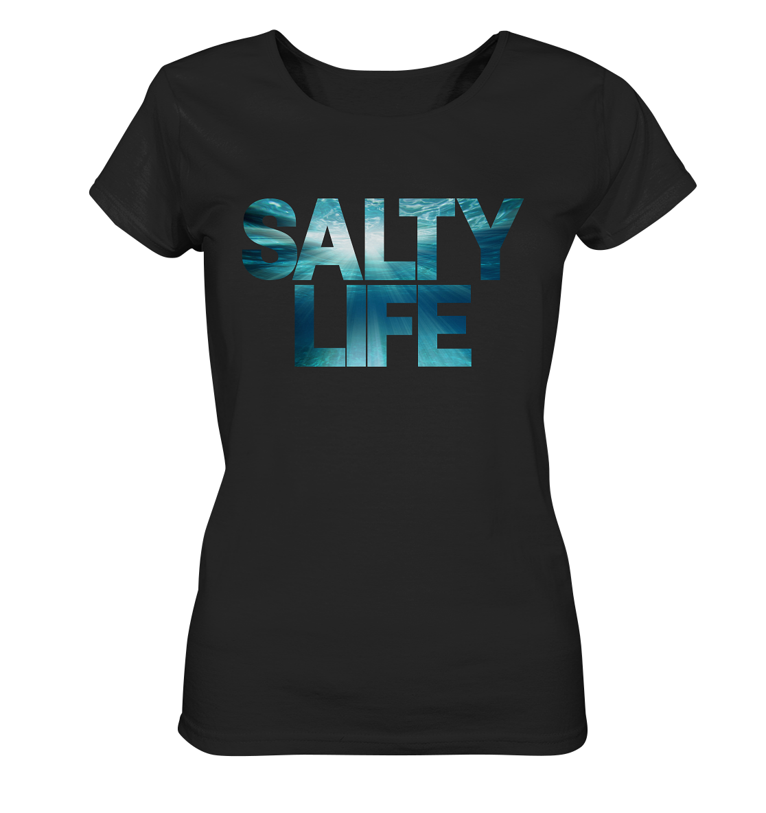 Salty Life "Lights under the sea" - Ladies Organic Shirt