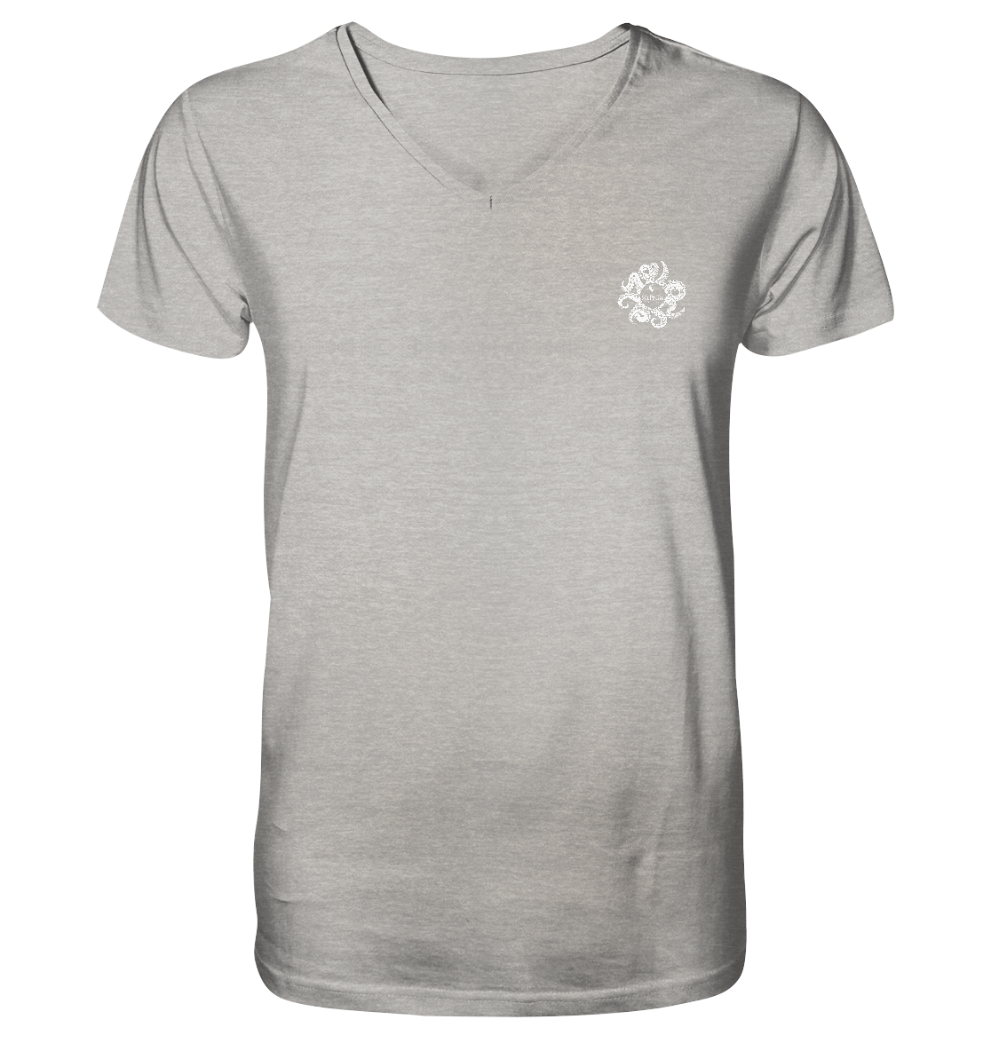 Salty Life "Under the Curse of the Octopus" - Mens Organic V-Neck Shirt