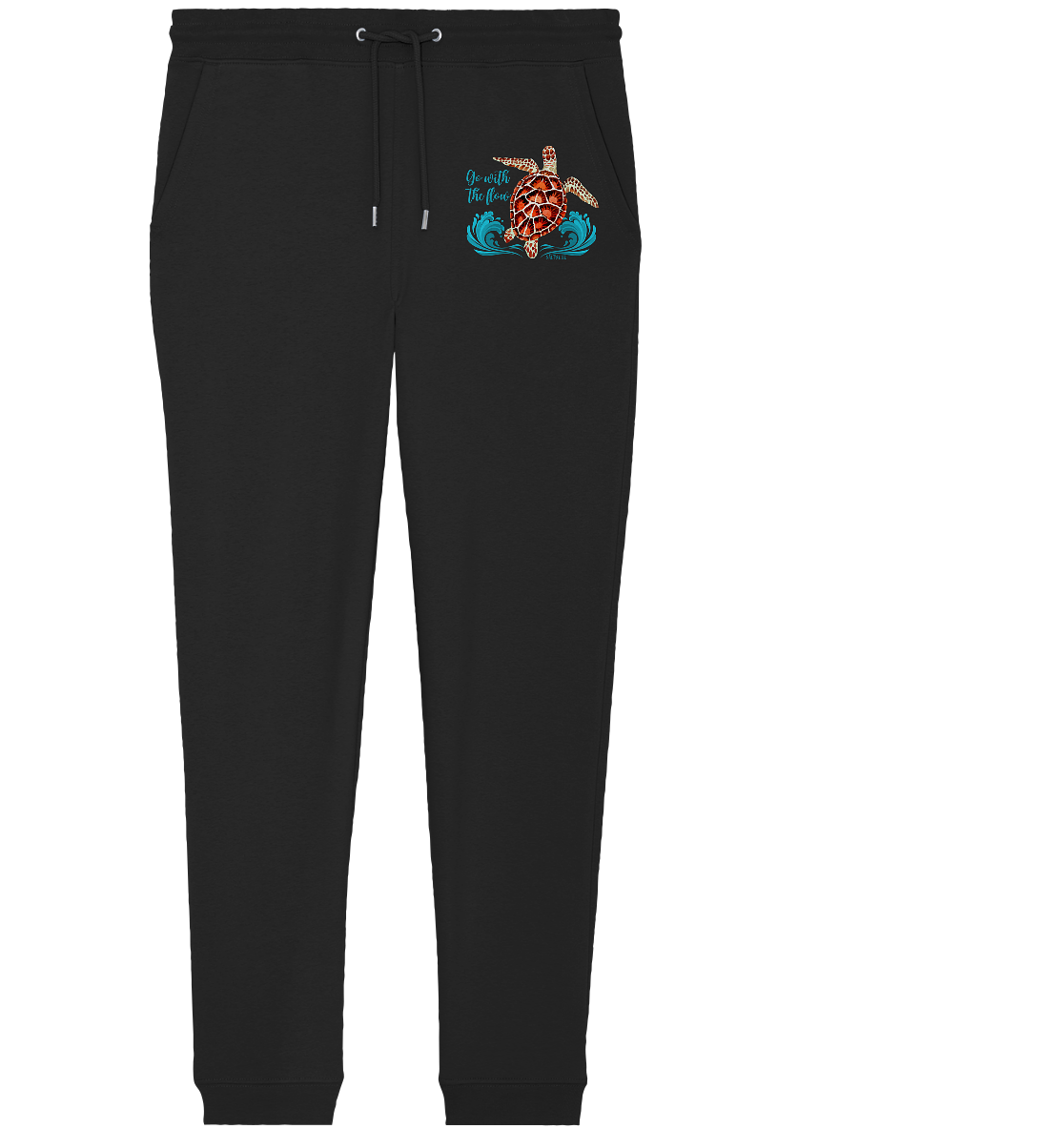 Turtle - Go with the flow  - Organic Jogger Pants