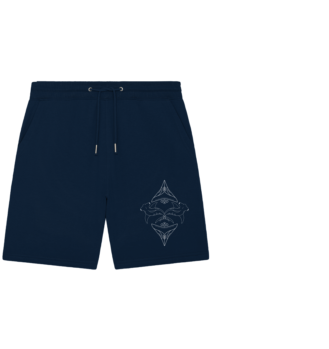 Hammerhead Minimalistic Design  - Organic Jogger Shorts