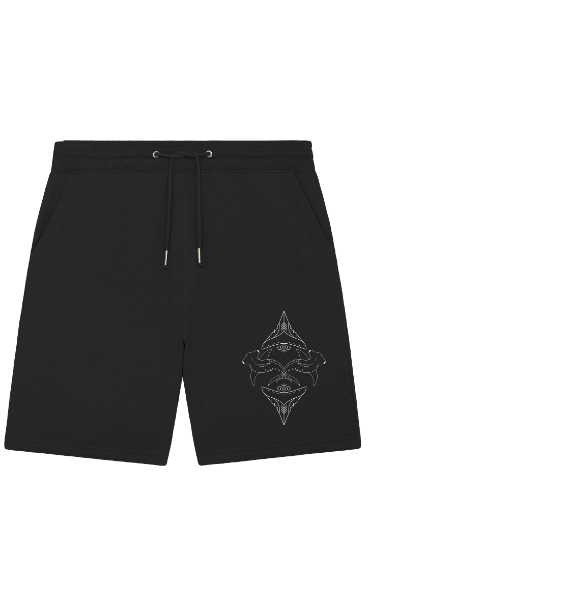 Hammerhead Minimalistic Design  - Organic Jogger Shorts