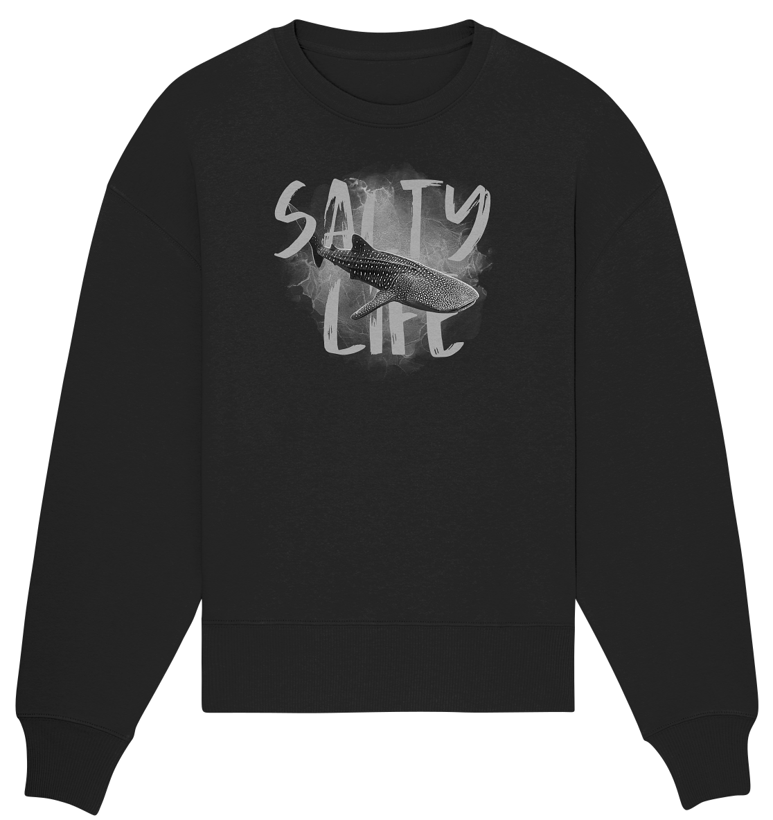Salty Life "Whale Shark" - Organic Oversize Sweatshirt