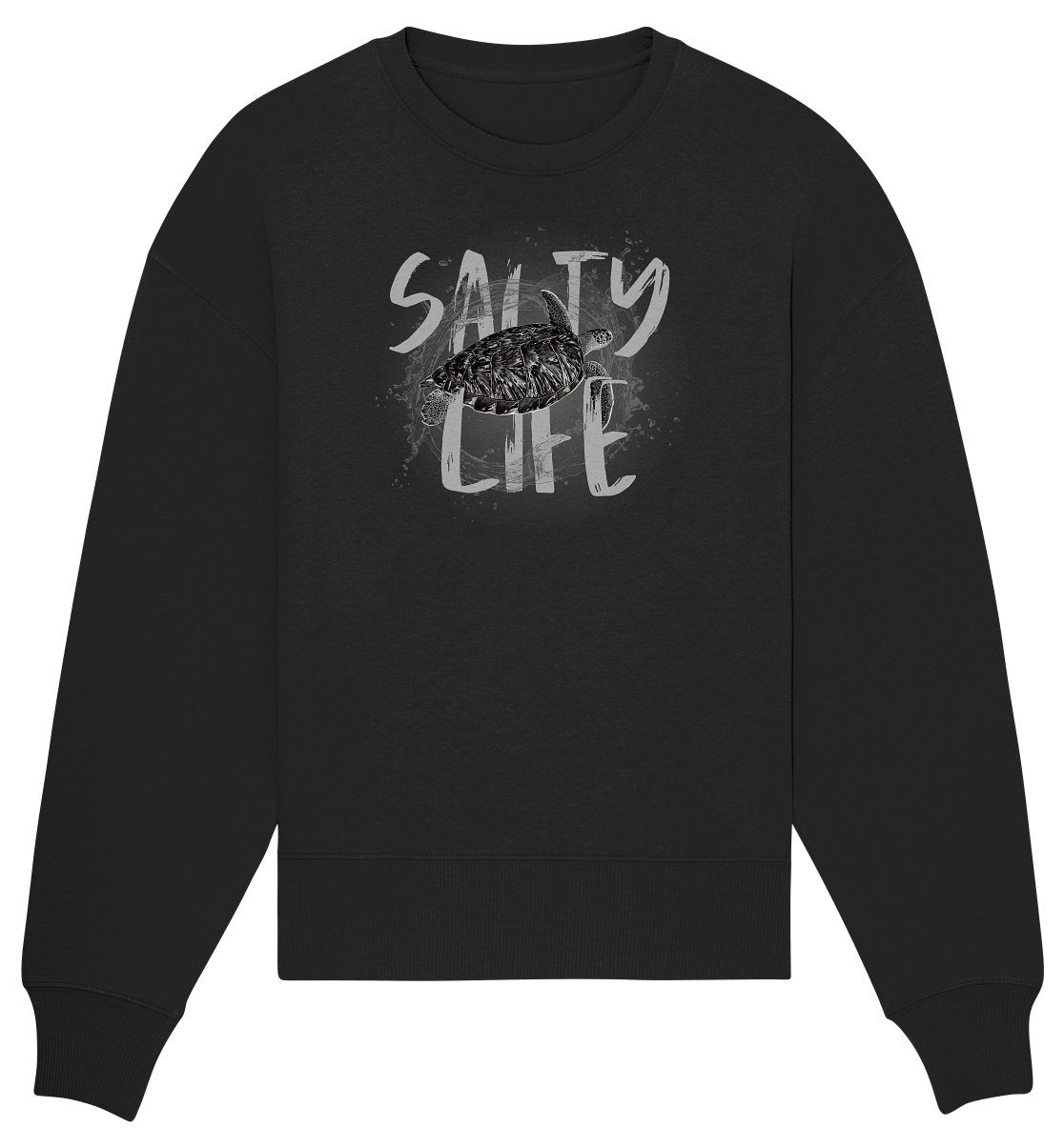 Salty Life "Sea Turtle" - Organic Oversize Sweatshirt