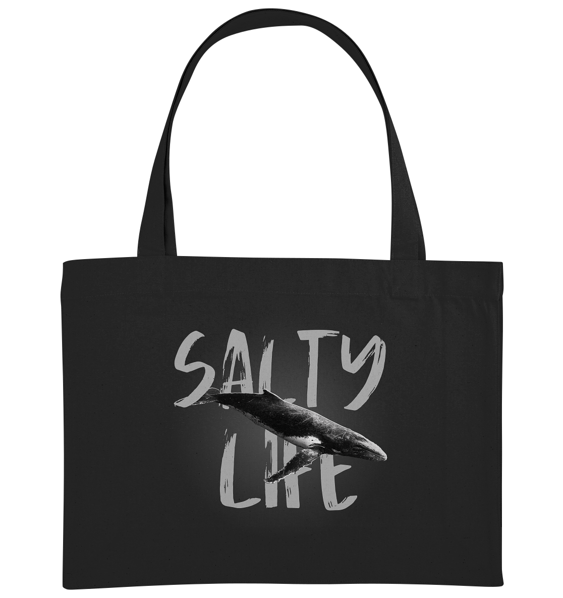 Salty Life "Humpback Whales" - Organic Shopping-Bag