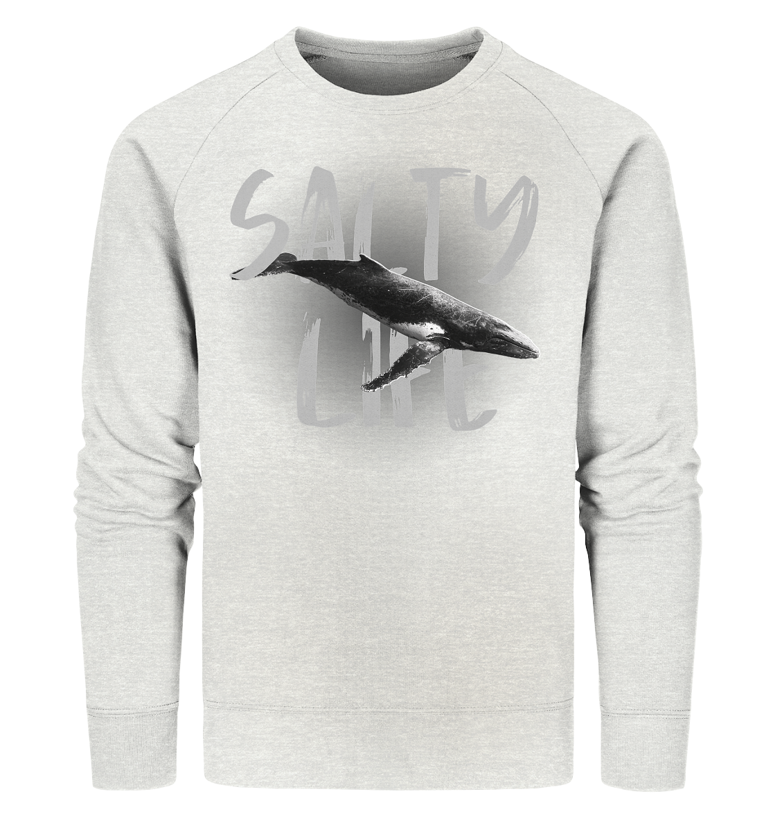 Salty Life "Humpback Whales" - Organic Sweatshirt