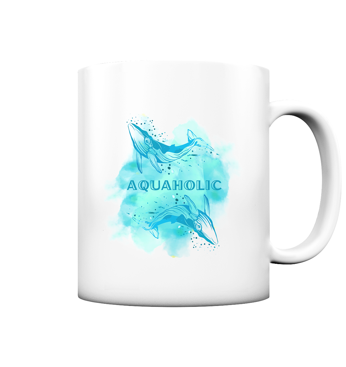 Aquaholic  - Tasse matt