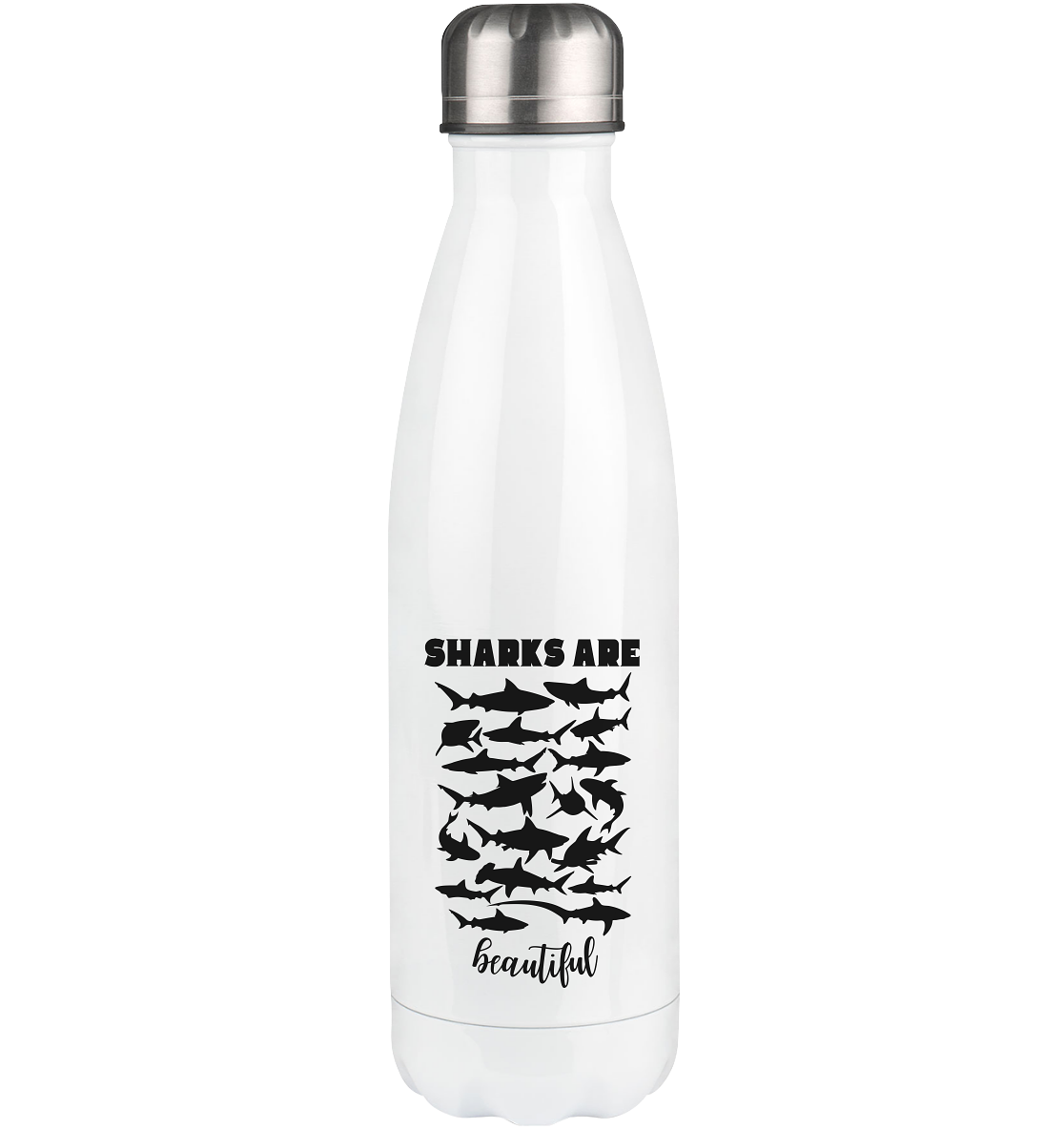 Sharks are beautiful - Thermoflasche 500ml